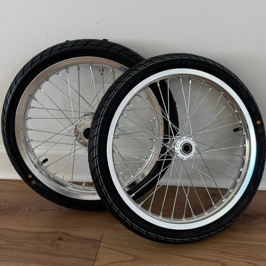 Chrome Surron LBX/E Ride Pro Supermoto Wheel Set - txdesigns