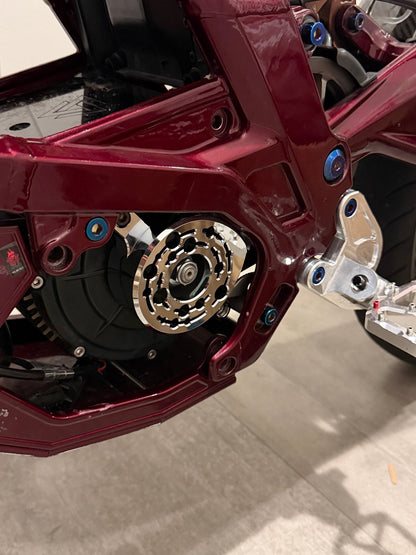 ExW Surron/Eride "Pro" Style Motor Cover (METAL) - axcustoms.us
